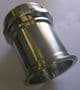 4" BSPP FLAT FACE HEX MALE x 4" TRICLAMP FERRULE