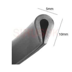 5 mtr Large U-shape Greenhouse Glazing Rubber Seal Gasket#3