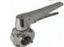 B5101E250BB-C 2 1/2" BUTT WELD 316SS HYGIENIC BUTTERFLY VALVE-EPDM SEAT-TRIGGER HANDLE