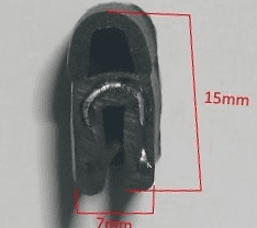 Car BOOT SEAL Rubber EDGE TRIM Door Bonnet