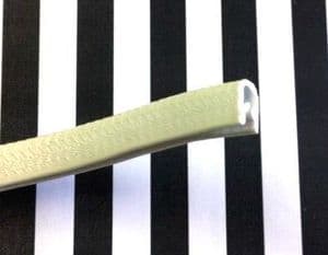 CAR EDGE TRIM, large glossy WHITE, suit 1mm to 4mm thick edges such as on boats.