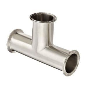 Equal Tee's 316 Stainless Steel Triclamp Ends