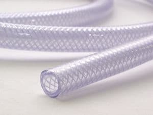 FOOD GRADE BRAIDED PVC HOSE BS6066 & ISO5774 30MTR COIL
