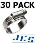 HI-GRIP STAINLESS Hose Clips MIX PACK (30CLIPS)
