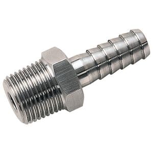 Male Thread, BSPT Hose Tail Adaptor 316 Stainless Steel Pipe Fitting