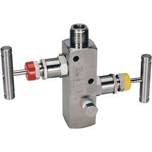 P2VM-SS-8-RM 2 Valve Manifold, Remote Mount, NPT