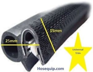 Porsche Tail Gate hatch boot Seal for; 924, 944, 968, Club Sport, Turbo, S, S2