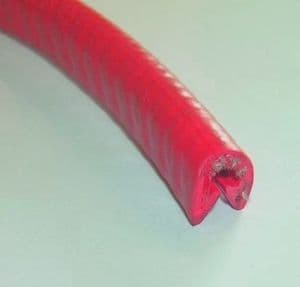Red Heavy Duty Bar Stool Floor Protector, Rubber / Gasket, Base Guard