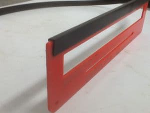 Rubber U Channel Edging Trim Seal Square 15mm x 6mm