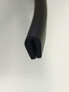 Soft Flexible Door Glass Rubber Weatherstrip U Channel Seal Strip Edge Trim # 2