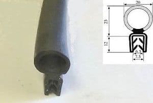 Vauxhall Vivaro Renault Traffic Back Door Weatherstrip Seal new