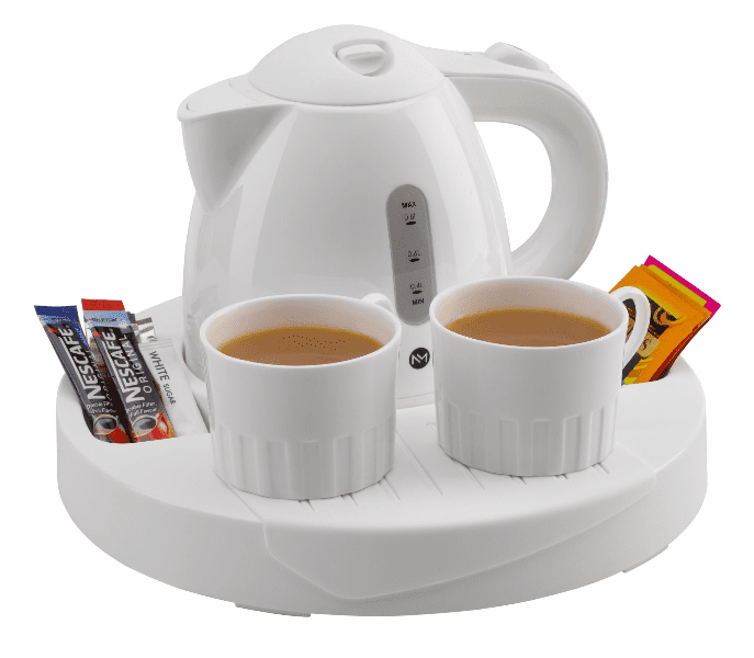 Northmace Tray Hotel Kettle in White