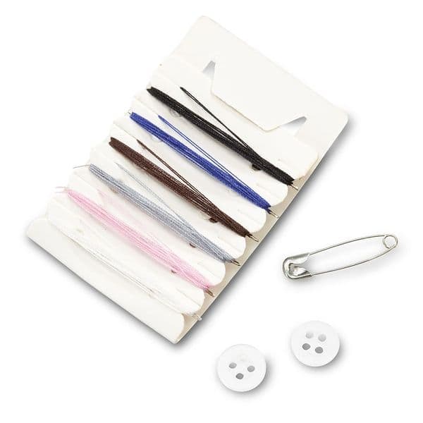 Sewing Kits in White Box Hotel Sewing Kits PreThreaded Sewing Kit