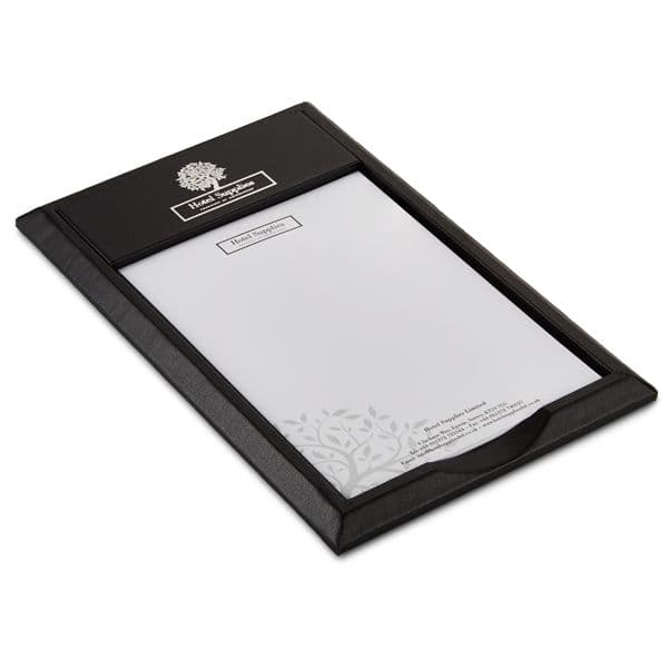 A6 Recessed Notepad Holder Stylish Leather Notepad Holder A6 Recessed Notepad Holder Stylish Leather Notepad Holder