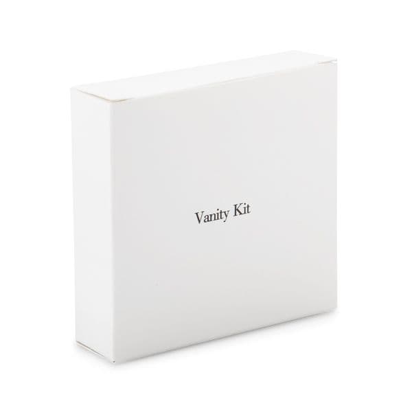 Hotel Vanity Kit in White Box Organic Vanity Kit in Luxury Box
