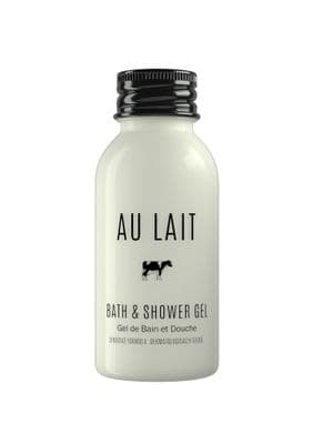Au Lait Bath & Shower Gel 38ml Bottle - NEW LARGER SIZE