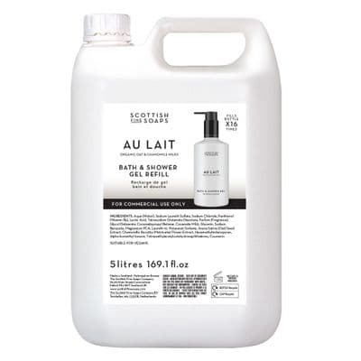 Au Lait Bath & Shower Gel 5 Ltr Refills