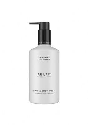 Au Lait Hair & Body Wash 300ml Bottle, Empty Bottle & Pump,  Replacement Pump