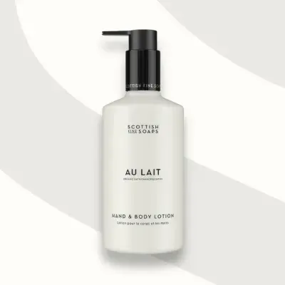 Au Lait Hand & Body Lotion 300ml Bottle, Empty Bottle & Pump and  Replacement Pump