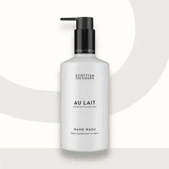 Au Lait  Hand Wash 300ml Bottle, Empty Bottle & Pump and Replacement Pump