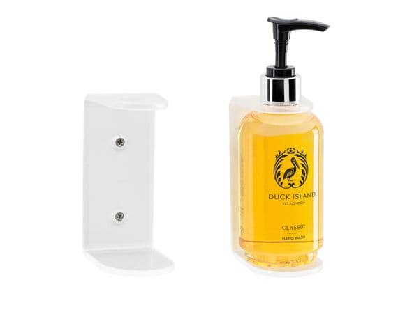 Duck Island Acrylic Single Wall Mounted Bracket for 250ml Duck Island Bottles