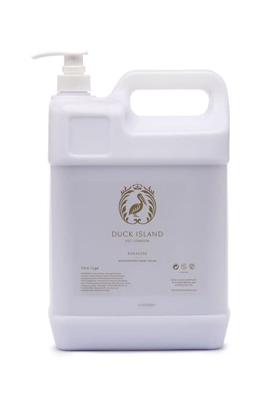 Duck Island Paradise Moisturising Hand Lotion 5 Ltr Refill Tub - PUMP NOT INCLUDED