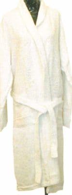 Hotel Bathrobes White Toweling (Qty 10)