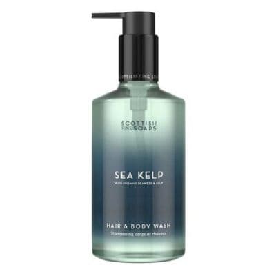 Sea Kelp Hair & Body Wash 300ml Bottle, Empty Bottle & Pump and Replacement Pump
