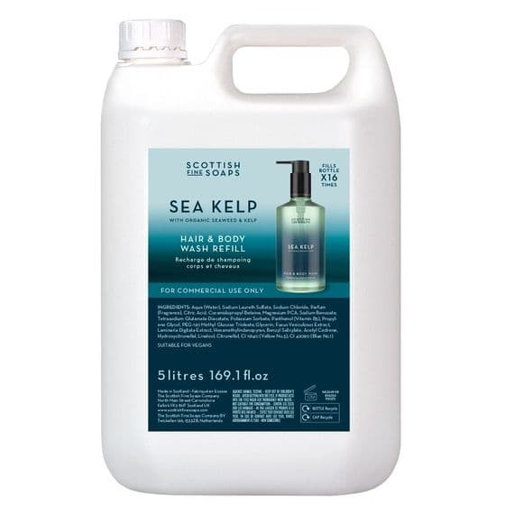 Sea Kelp Hair & Body Wash 5 Ltr Refills