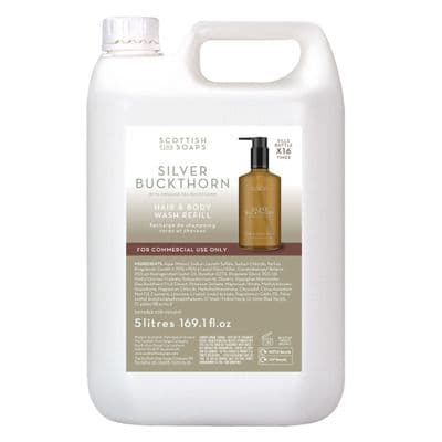 Silver Buckthorn Hair & Body Wash 5 Ltr Tub