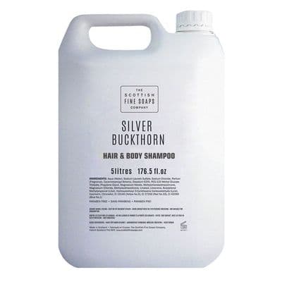 Silver Buckthorn Hair & Body Wash 5 Ltr Tub