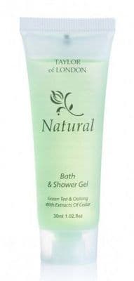 Taylor of London Natural 30ml Bath & Shower Gel Tube