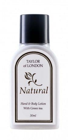 Taylor of London Natural 30ml Hotel Body Lotion Bottle