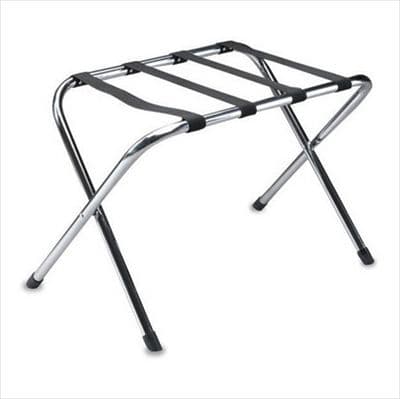 Valette Hotel Chrome  Metal Luggage Rack
