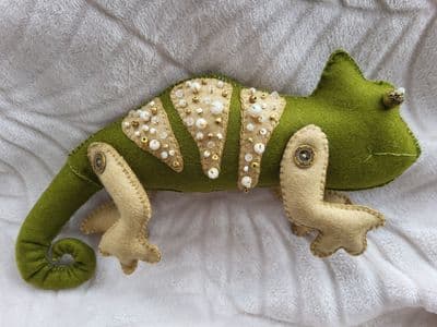 Beaded Chameleon