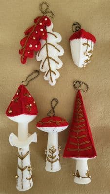 Christmas in the Woods pattern