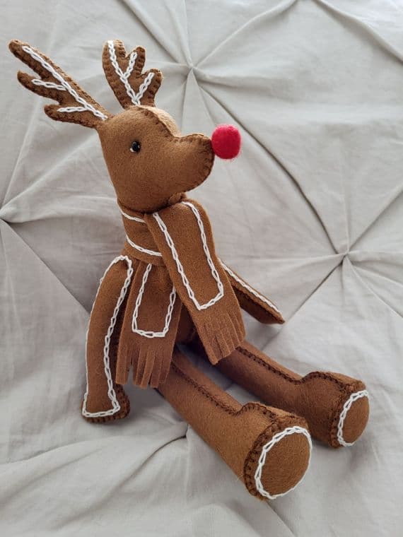 Ginger Bread Reindeer pattern