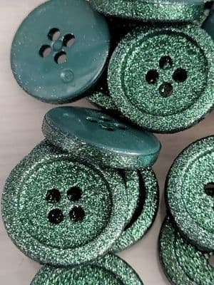 Green glitter large 24mm