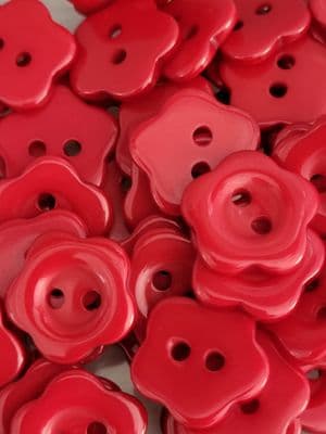 Red Flower 15mm