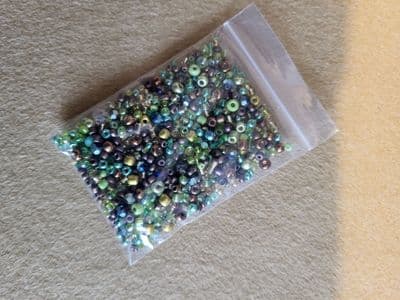 Three Toed Toad beads