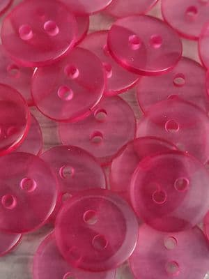 Transparent pink 11mm