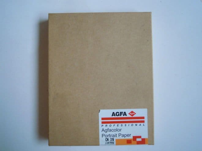AGFACOLOR PORTRAIT PAPER CN 319 LUSTRE 10X8 INCH