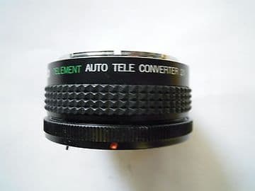Aico 7 Element Auto Tele Converter 2x Canon FD Lens
