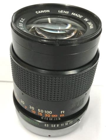 CANON 135MM F3.5SC LENS