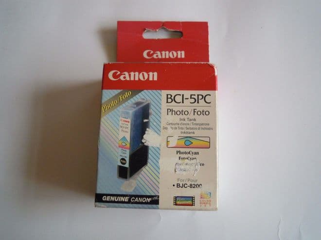CANON BCI-5PC INK TANK PHOTO CYAN FOR BJC-8200