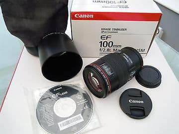 Canon EF 100 mm F/2.8L Macro IS USM Lens