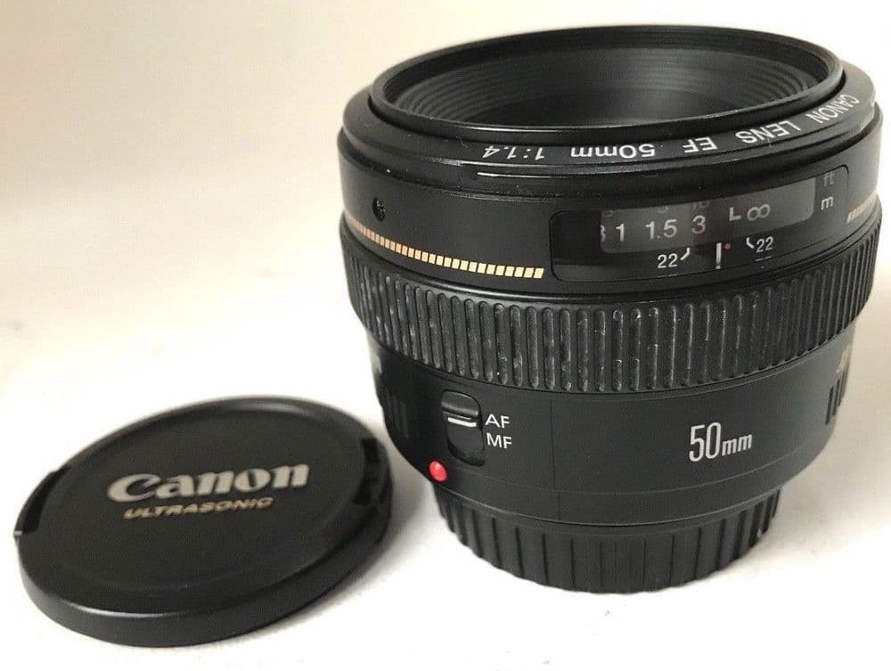 CANON EF 50MM F1 4 STANDARD LENS