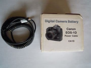 CANON EOS-1D POWER CABLE CA1D FROM DIGITAL CAMERA BATTERY