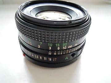 Canon FD 50 mm f/1.8 Lens