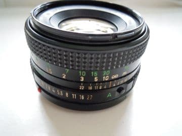 Canon FD 50 mm f/1.8 Lens